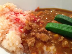 カレーとおくら.JPG